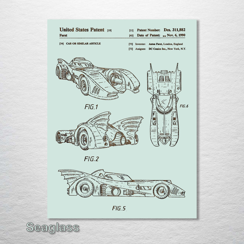 Batmobile - Patent on Wood