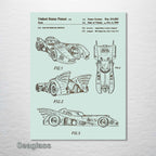 Batmobile - Patent on Wood
