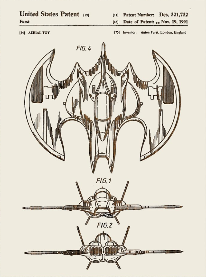 Batwing - Patent on Wood