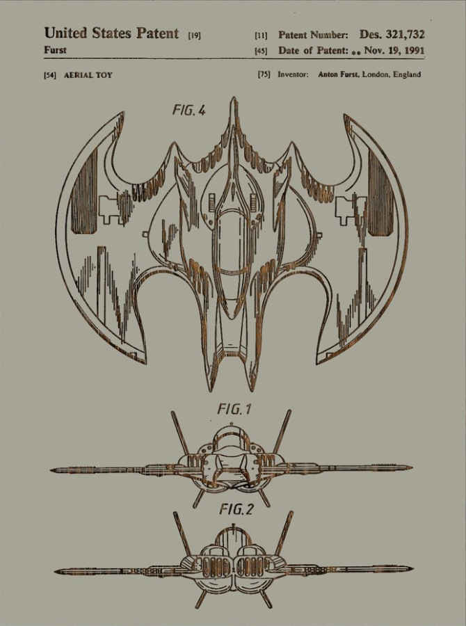Batwing - Patent on Wood