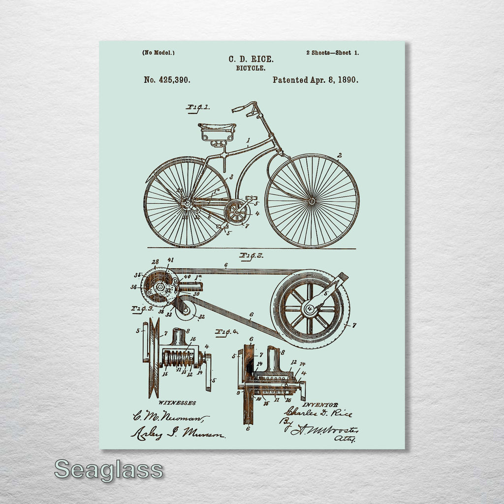 Bicycle - Patent on Wood