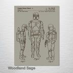 Boba Fett - Patent on Wood