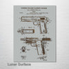 Browning 1911 - Patent on Wood