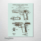 Browning 1911 - Patent on Wood