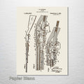 Browning Shotgun - Patent on Wood