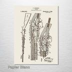 Browning Shotgun - Patent on Wood