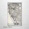 Buffalo, NY 1916 - Historic Map on Wood