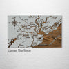 Charleston, SC Whimsical Map on Wood