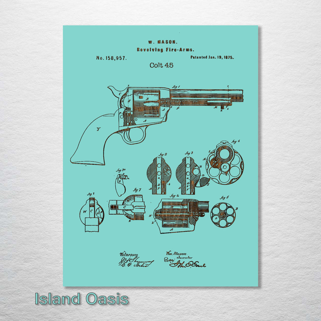 Colt 45 - Patent on Wood