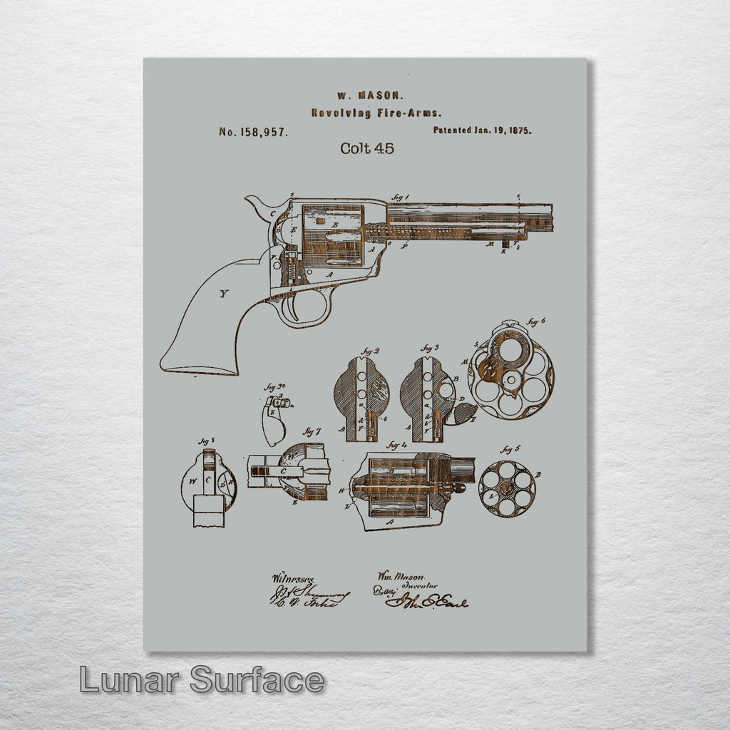 Colt 45 - Patent on Wood