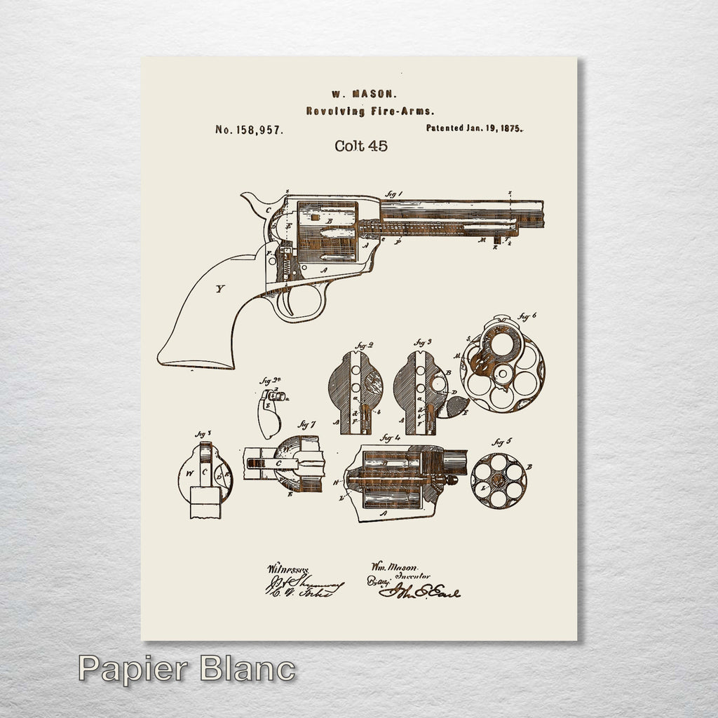 Colt 45 - Patent on Wood