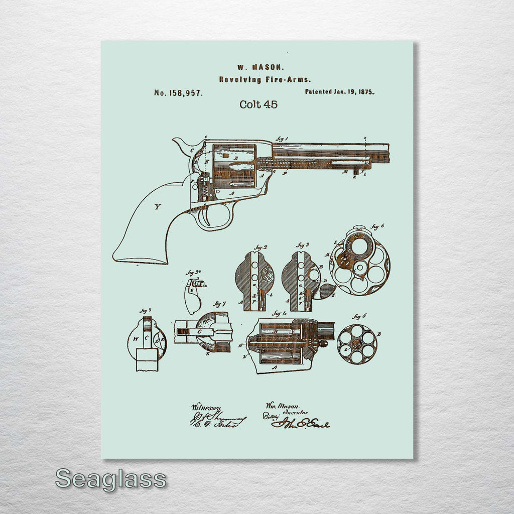 Colt 45 - Patent on Wood