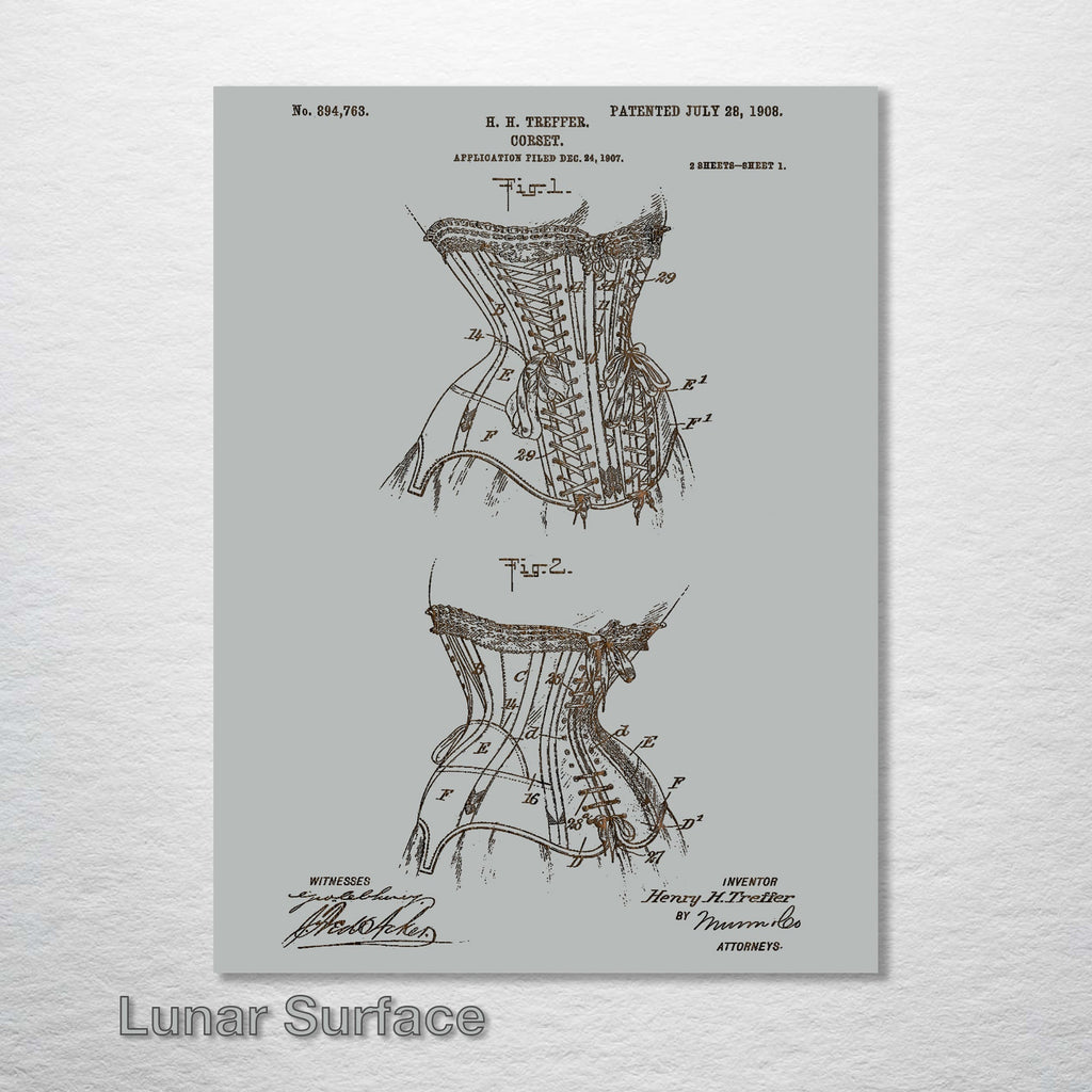 Corset - Patent on Wood