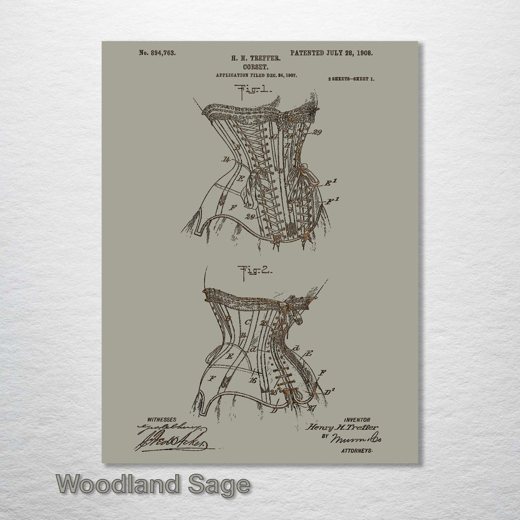 Corset - Patent on Wood