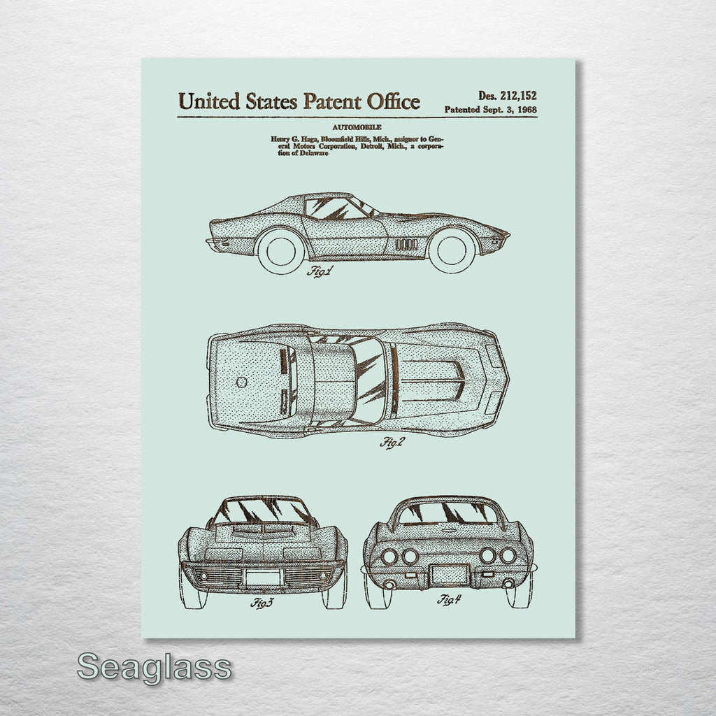 Corvette '68 - Patent on Wood