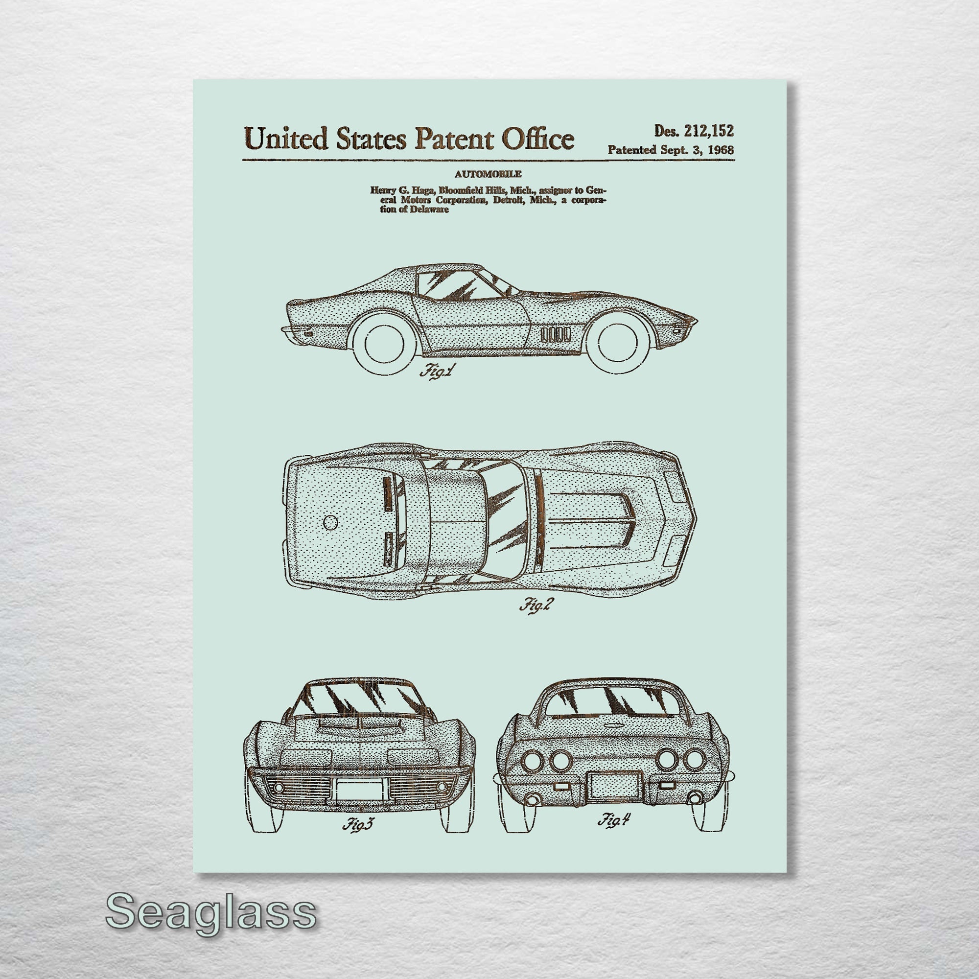 Corvette '68 - Patent on Wood