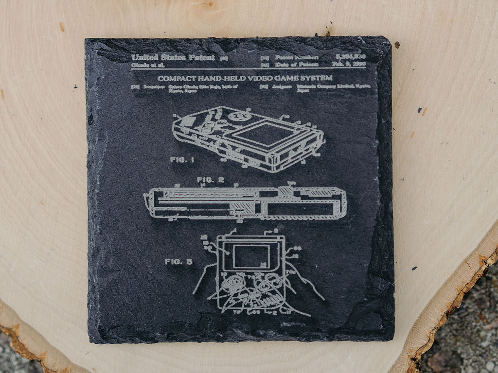 Nintendo Patent Coasters | 6pc Slate Set