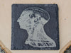 Medical Anatomy Art Coasters - Slate
