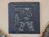 American Handgun Patent Coasters - Slate