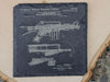 American Handgun Patent Coasters - Slate