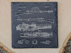 American Handgun Patent Coasters | 6pc Slate Set