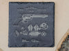 American Handgun Patent Coasters - Slate