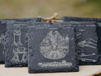 Star Wars Patent Coasters | 6pc Slate Set