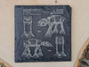 Star Wars Patent Coasters - Slate