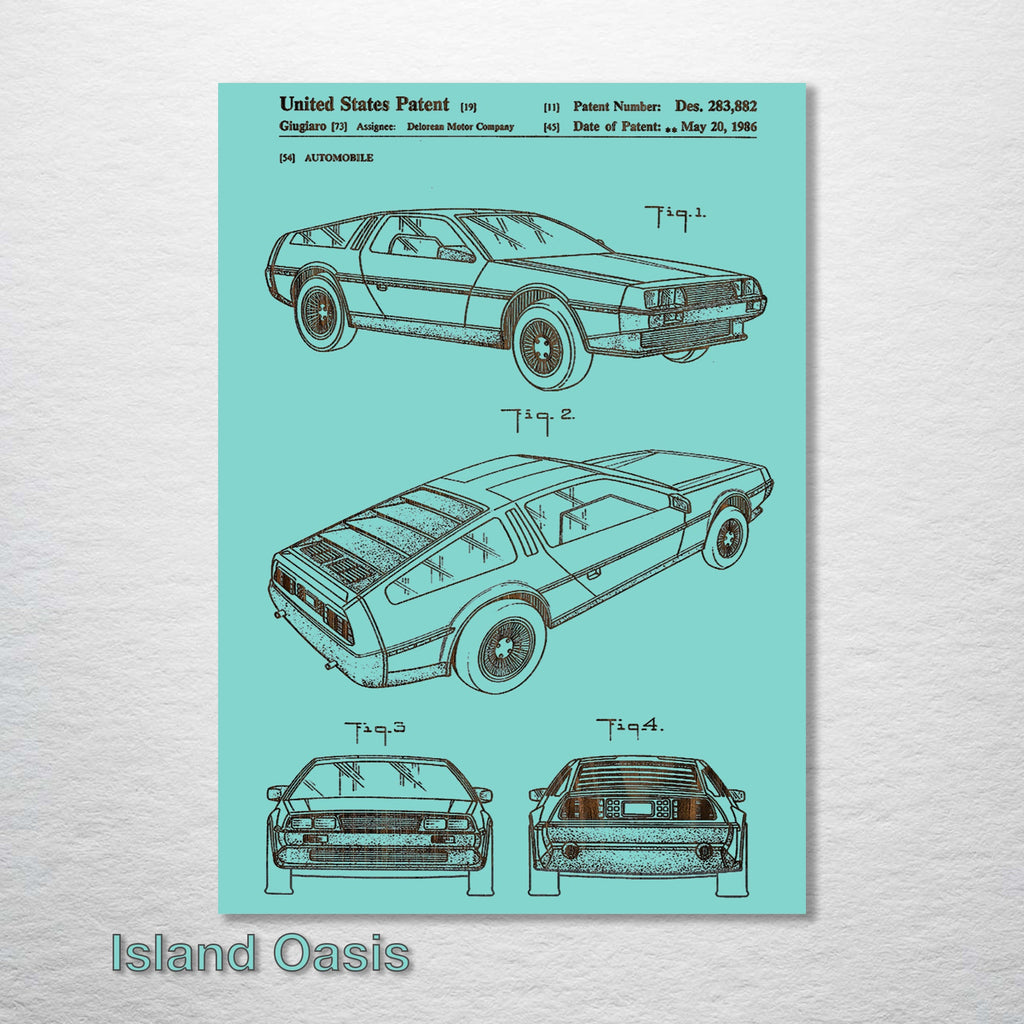 Delorean Patent on Wood