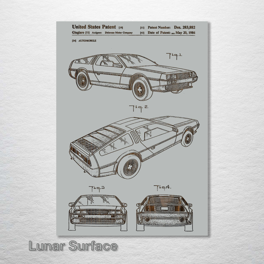 Delorean Patent on Wood