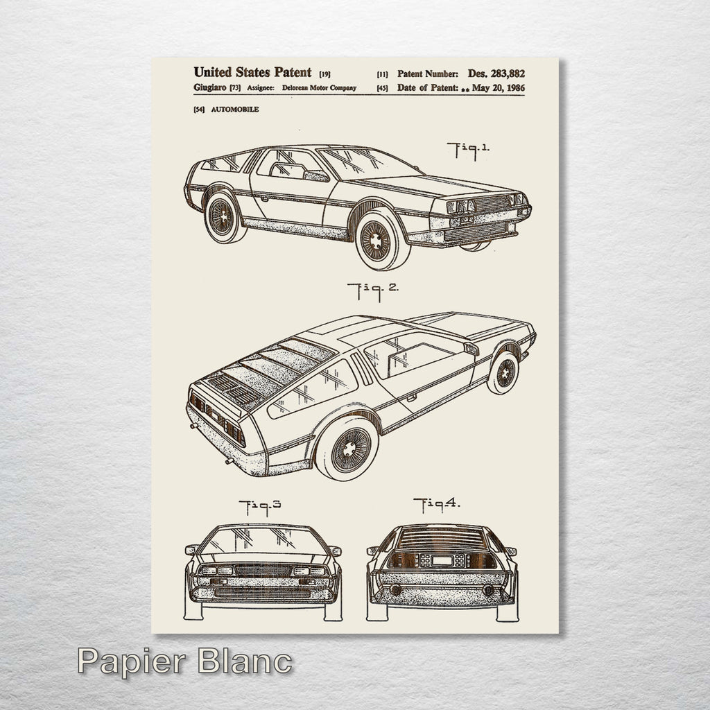 Delorean Patent on Wood
