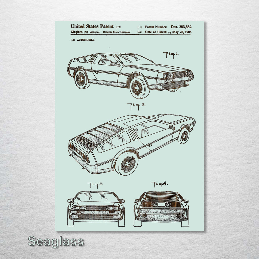 Delorean Patent on Wood