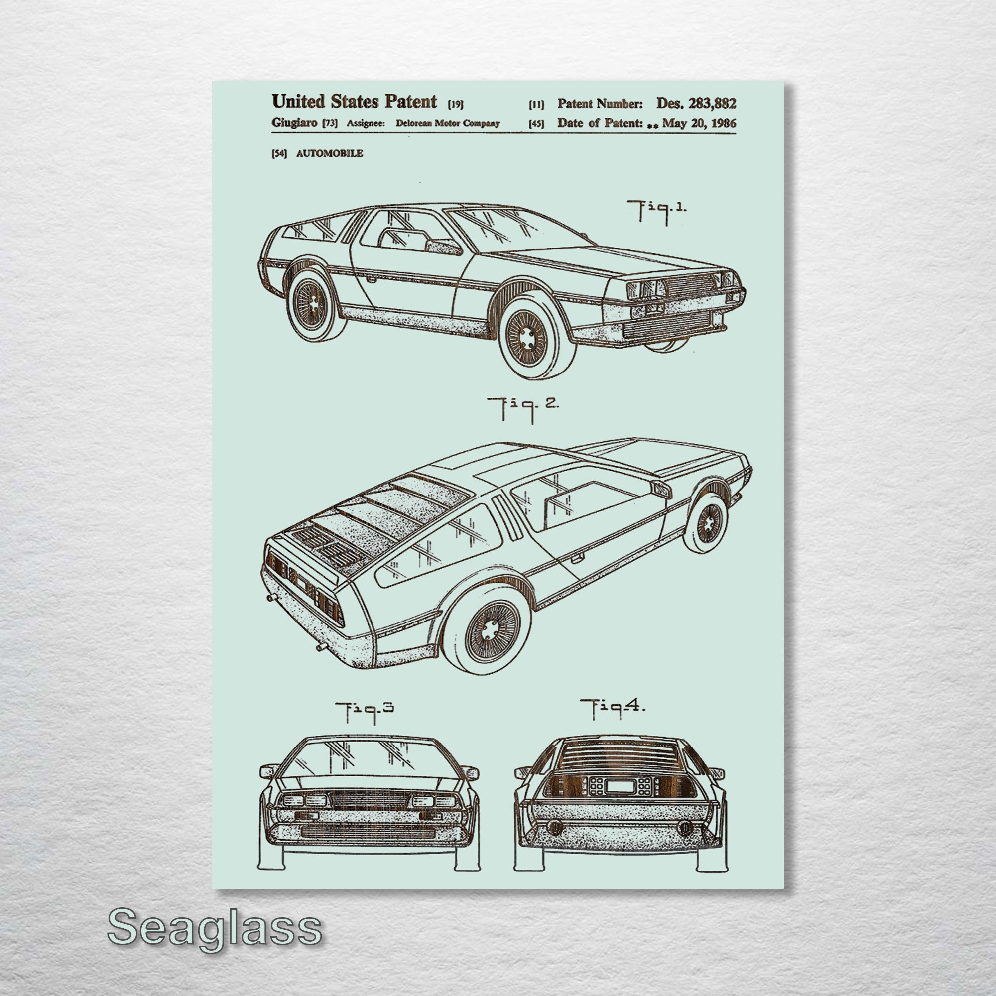 Delorean Patent on Wood