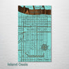 Savannah Squares - Street Map on Wood