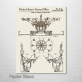 Dumbo Ride (DisneyLand)- Patent on Wood