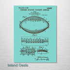 Football - Patent on Wood