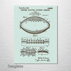 Football - Patent on Wood