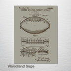 Football - Patent on Wood