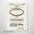 Football - Patent on Wood