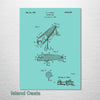 Fishing Lure - Patent on Wood