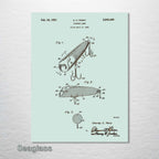 Fishing Lure - Patent on Wood