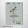 Fishing Lure - Patent on Wood