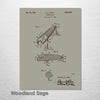 Fishing Lure - Patent on Wood