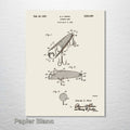 Fishing Lure - Patent on Wood