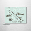 Fishing Tackle - Patent on Wood