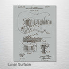 Fender Stratocaster Patent on Wood