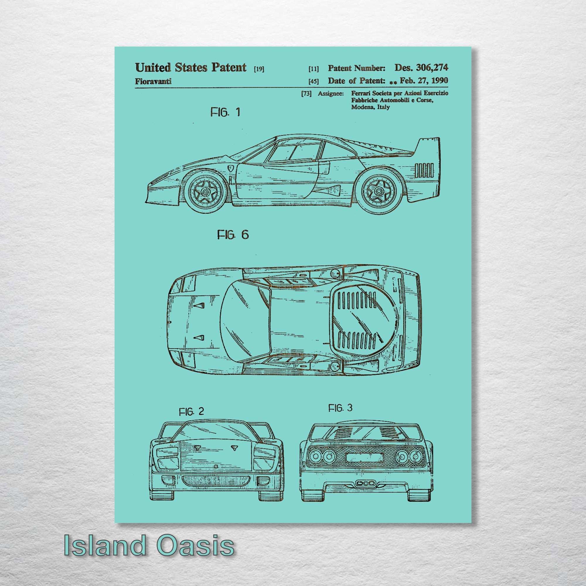 Ferrari - Patent on Wood