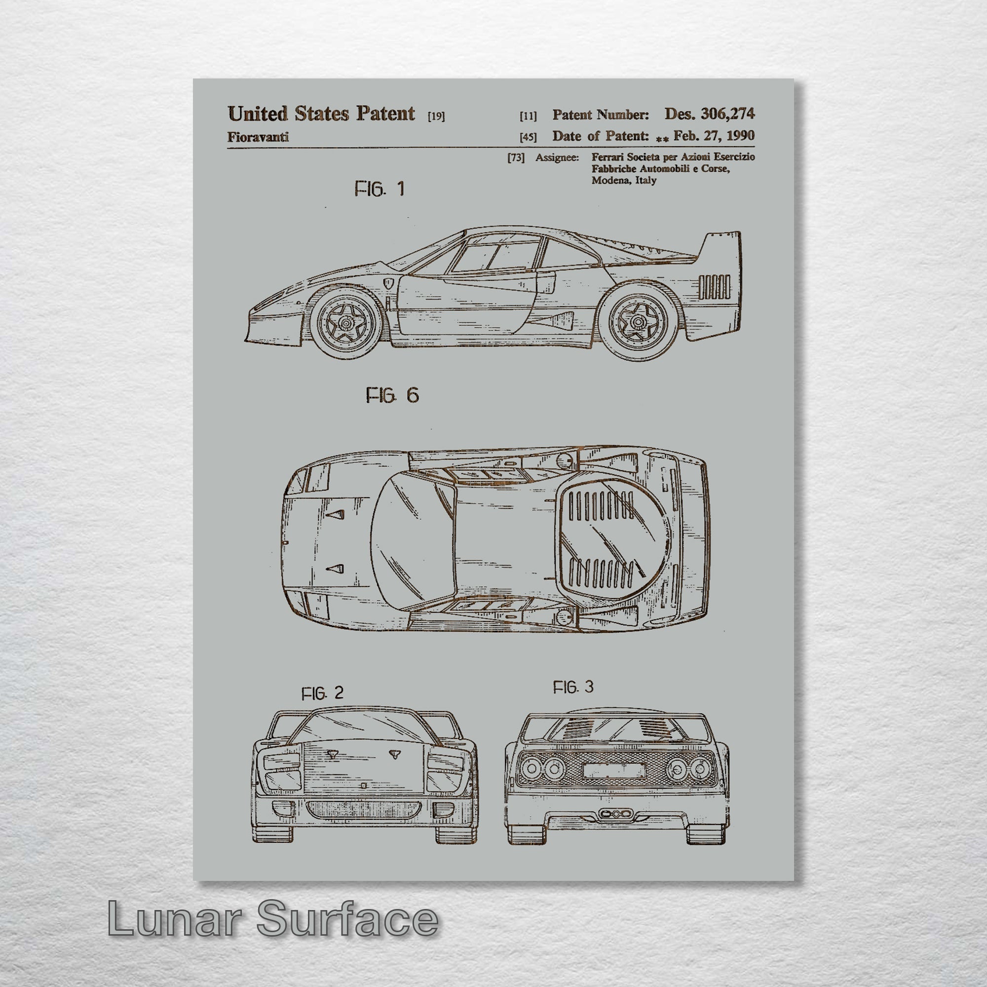 Ferrari - Patent on Wood
