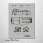 Fire Truck - Patent on Wood