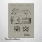 Fire Truck - Patent on Wood